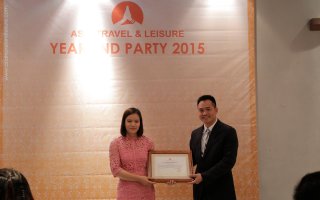 Asia Travel & Leisure had the year end party in Hanoi in the evening of Jan 8th 2016.