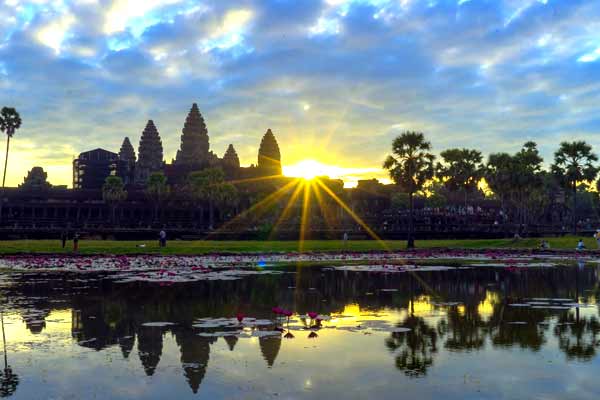 Sunrise over Angkor Wat, Cambodia