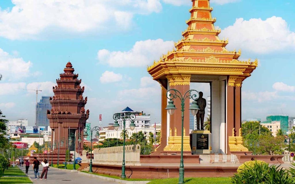 Streets of Phnom Penh City