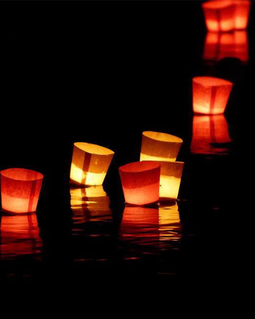Shwe Kyin Floating Light Festival