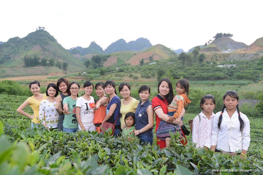 Our four sisters in Moc Chau